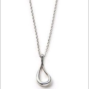 Tiffany & Co. Open Tear Drop Pendent necklace